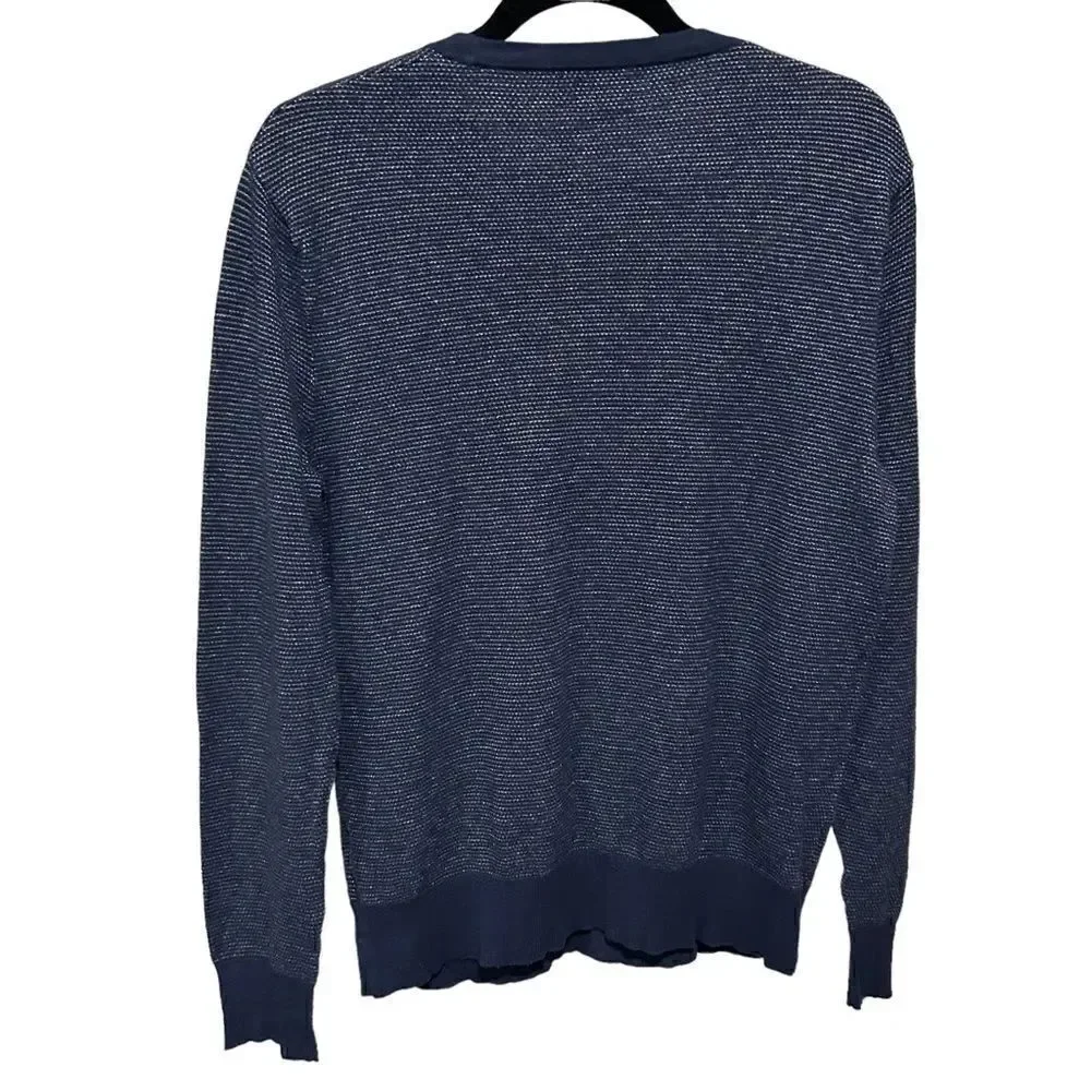 J.Crew Cotton Cashmere piqué crewneck sweater in birdseye stitch